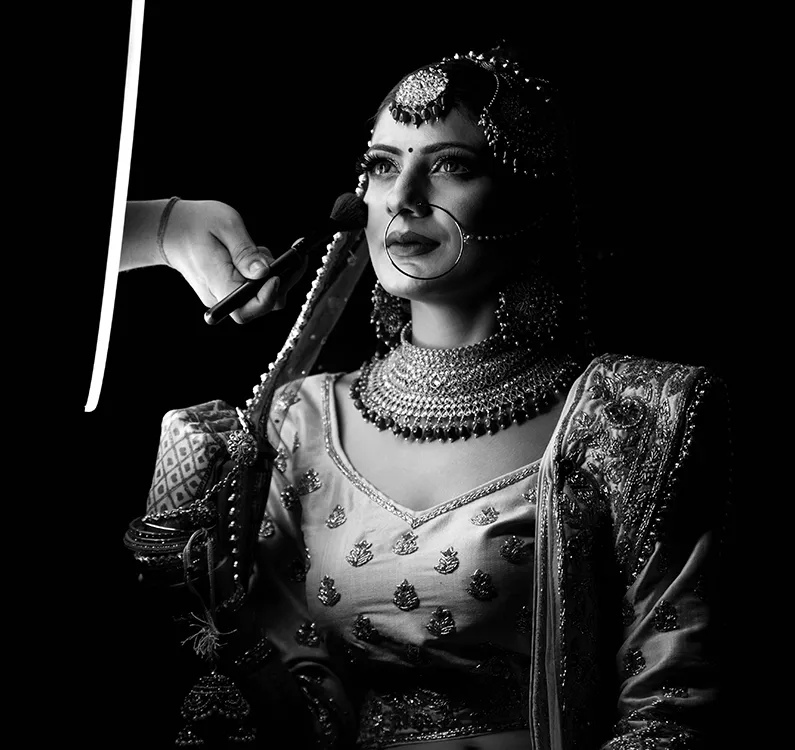 Bridal makeup at Femin Space Kottayam